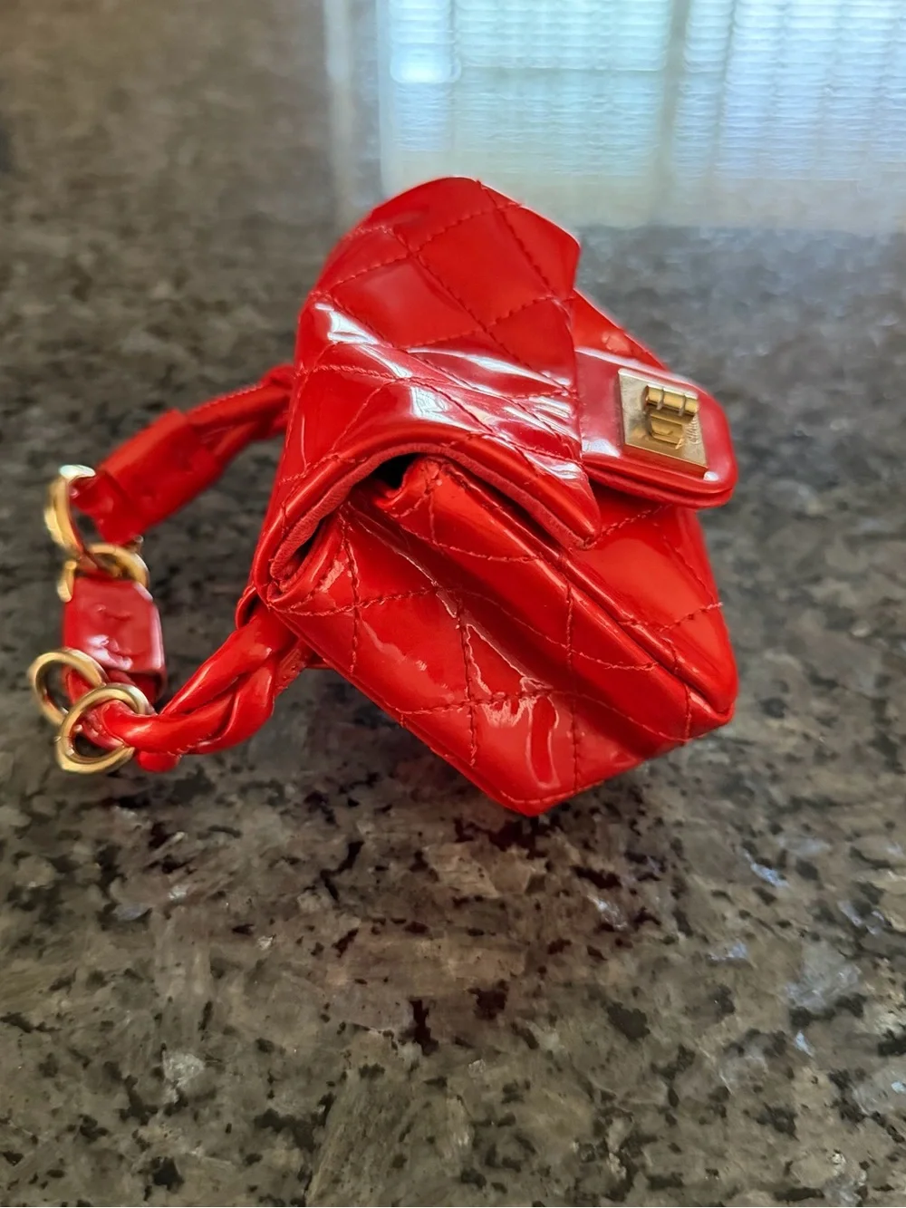 CHANEL ankle monitor bag